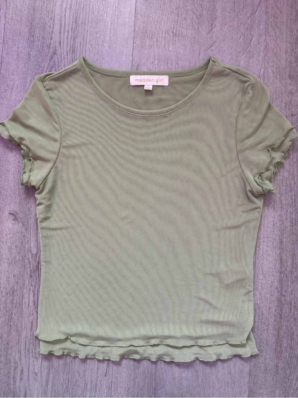 Madden Girl Olive Green Top